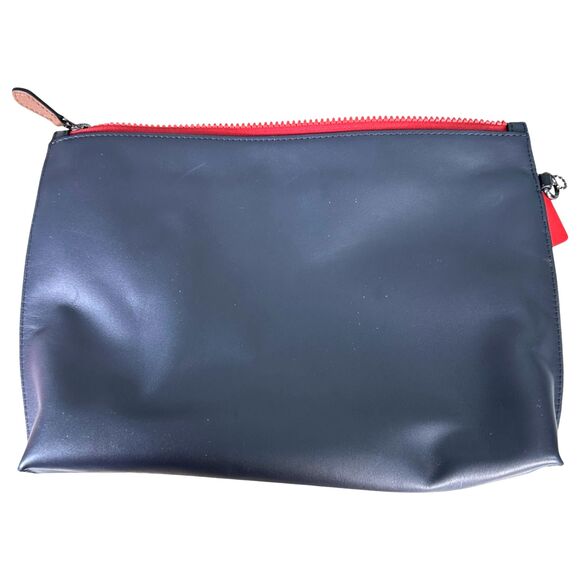 Coach C4288 Carryall Pouch in Colorblock Blue Red - Picture 4 of 4